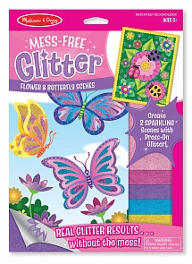 Набор с блестками для создания сверкающих картинок «Бабочки» (Melissa & Doug, 9511_md)